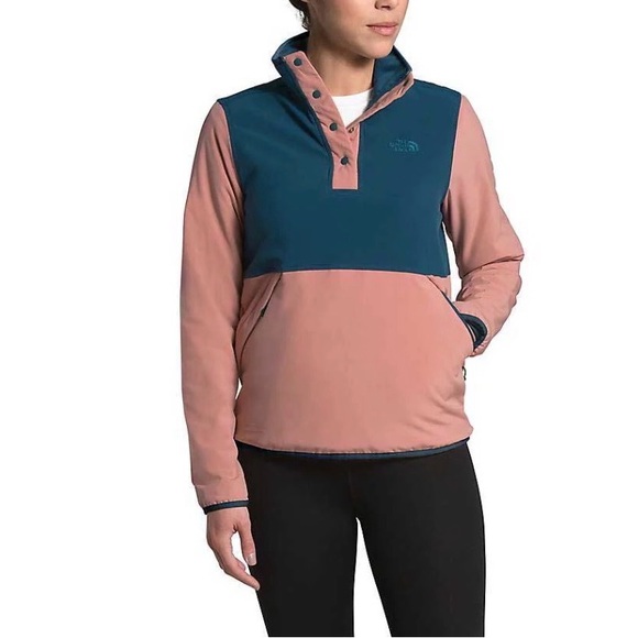 The North Face Tops - The North Face Quarter Button Mountain Sweatshirt 3.0 Insulated Pullover TwoTone